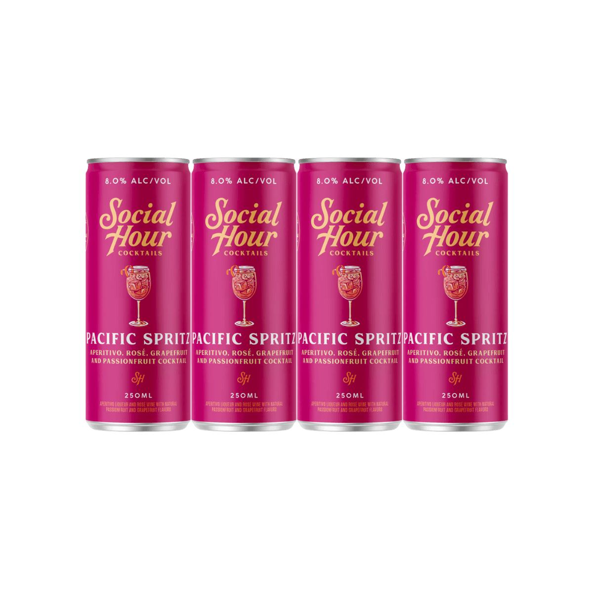 Social Hour Pacific Spritz 4-Pack