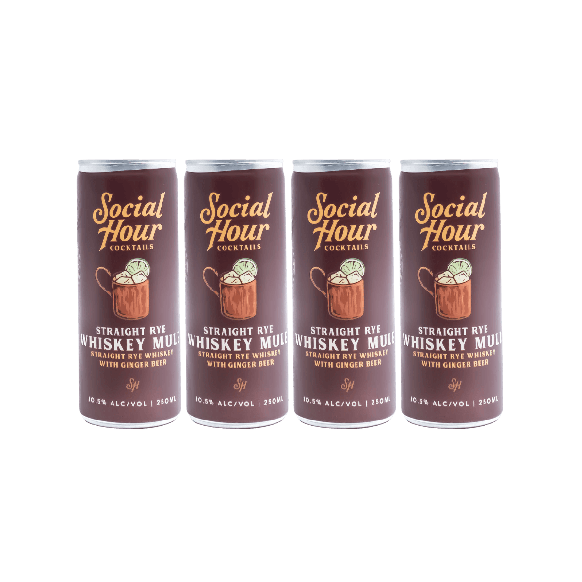 Social Hour Whiskey Mule - 4 Pack
