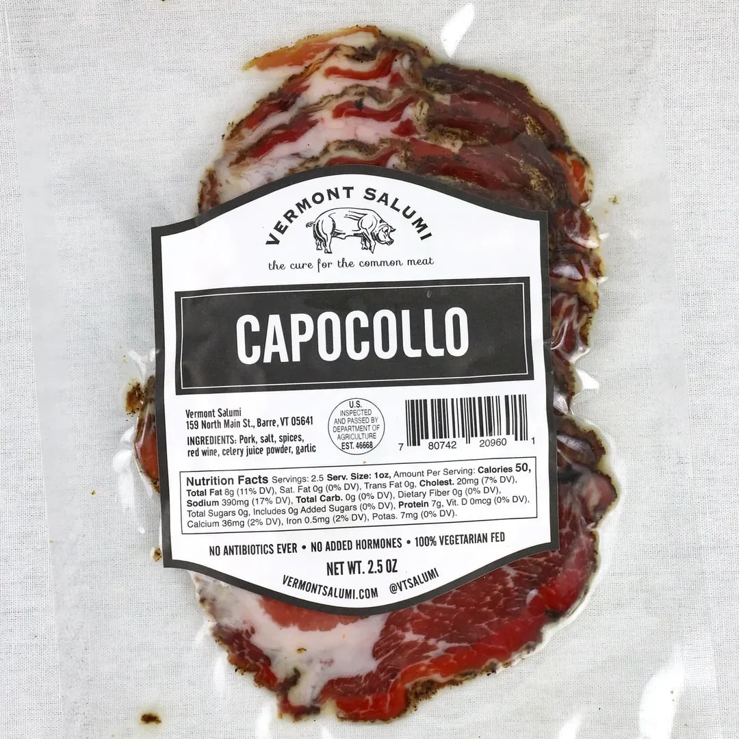 Vermont Salumi Capocollo