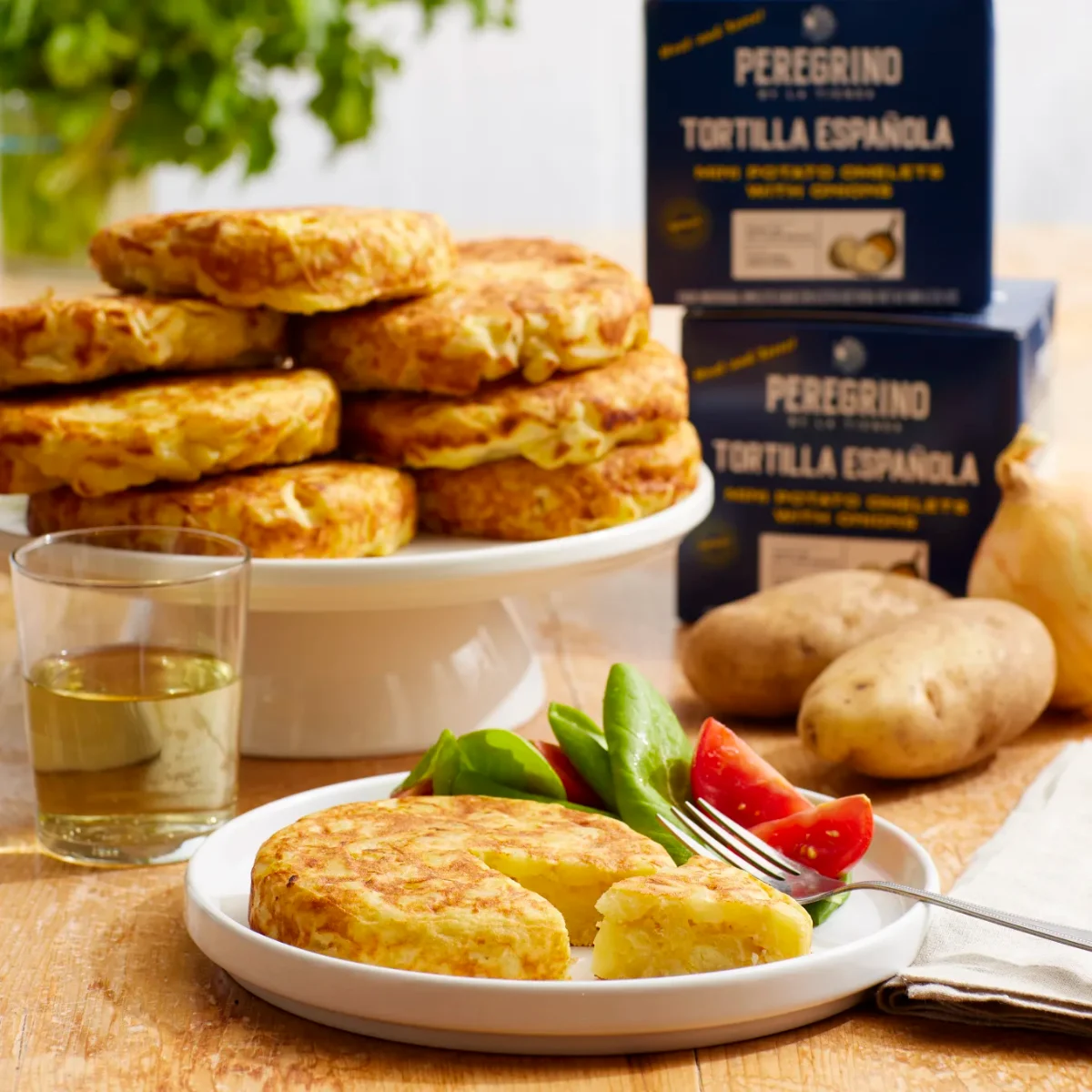 Peregrino Tortilla Espanola with Onions