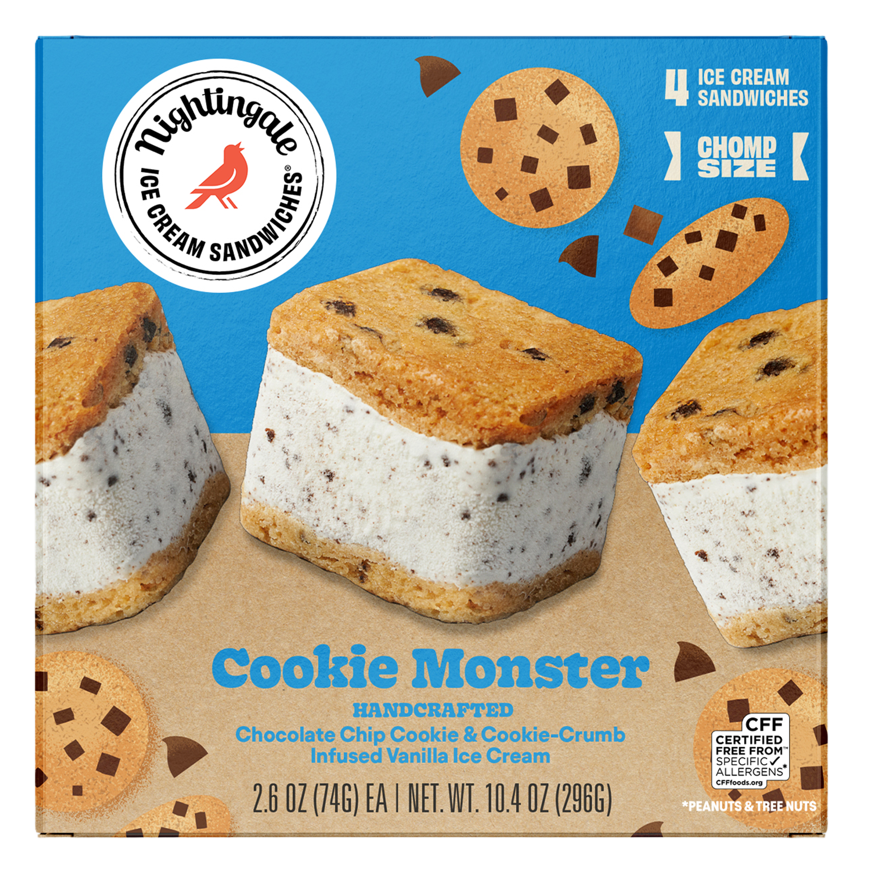 Nightingale Cookie Monster 4 Pack