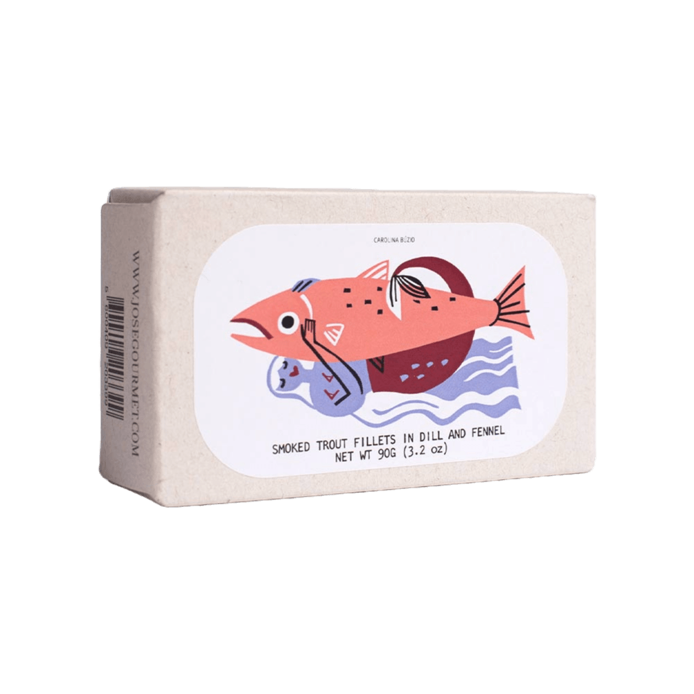 Jose Gourmet Smoked Trout Fillets in Dill and Fennel